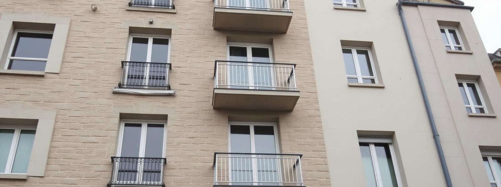 Façade d'immeuble de copropriété — diagnostic technique global