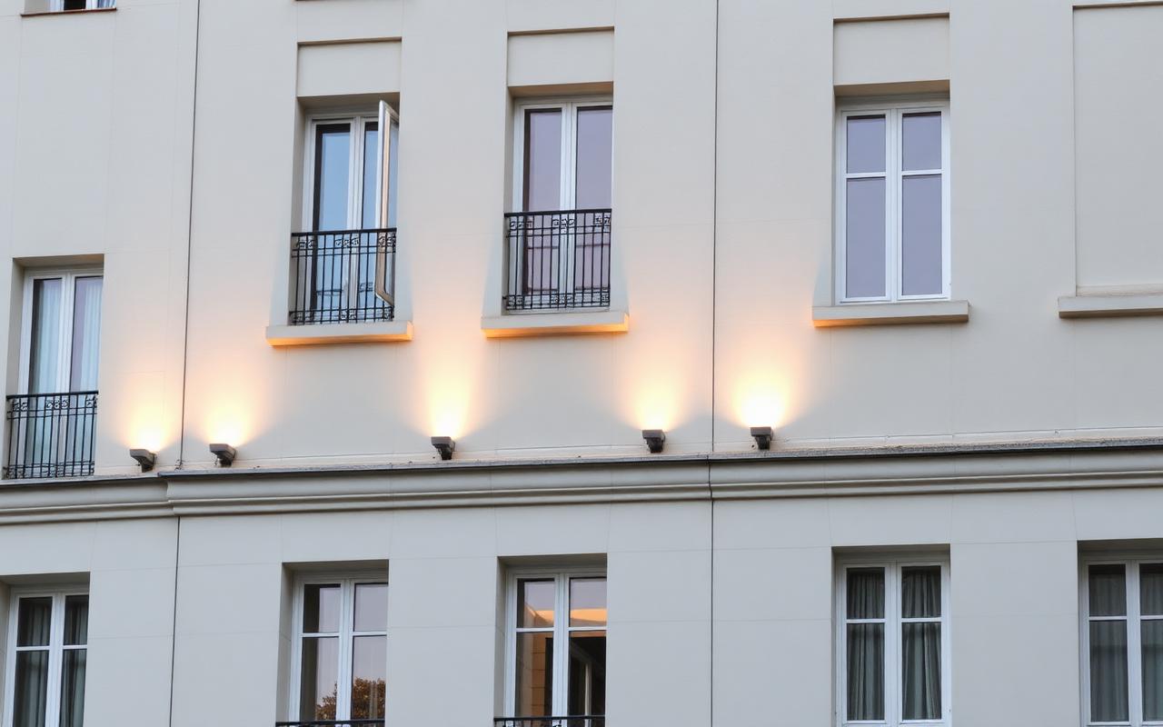 Façade d'immeuble en copropriété